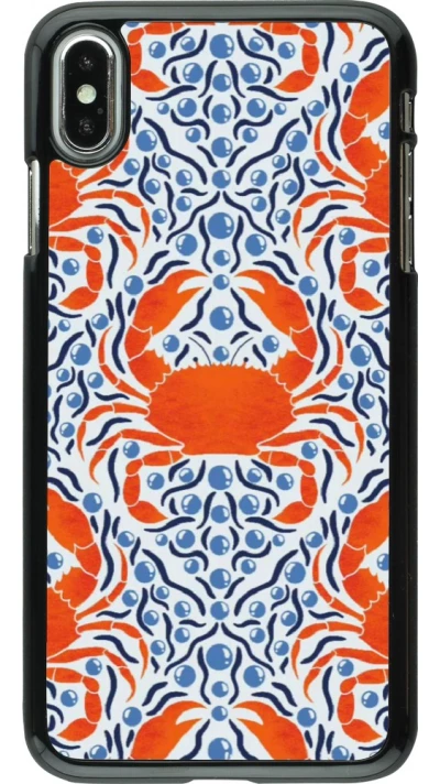 Coque iPhone Xs Max - Crabs and pearls Summer 2026