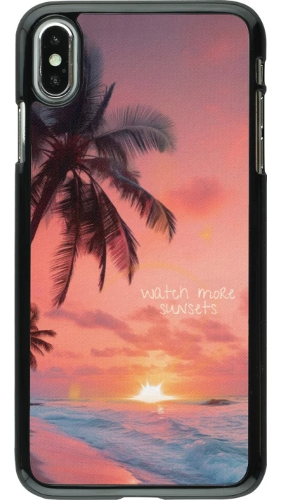 Coque iPhone Xs Max - Watch more sunsets Summer 2026