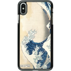 iPhone Xs Max Case Hülle - Kunstbild - Die große Welle vor Kanagawa - Hokusai