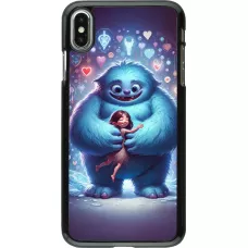 iPhone Xs Max Case Hülle - Valentin 2024 Flauschige Liebe