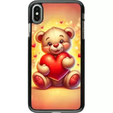 iPhone Xs Max Case Hülle - Valentin 2024 Teddy Liebe
