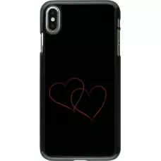 iPhone Xs Max Case Hülle - Valentine 2023 attached heart