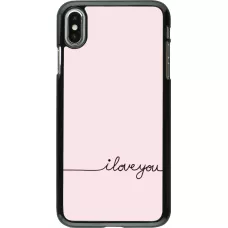iPhone Xs Max Case Hülle - Valentine 2023 i love you writing