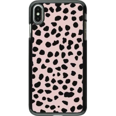 Coque iPhone Xs Max - Wild Leopard Pink