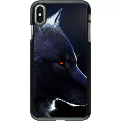 Hülle iPhone Xs Max - Wolf Shape