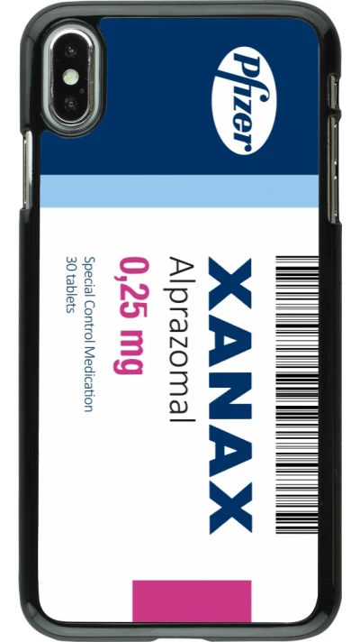 Coque iPhone Xs Max - Xanax Alprazolam 2025