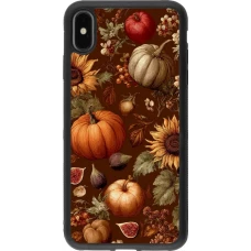 Coque iPhone Xs Max - Silicone rigide noir Autumn 26 Autumn still life