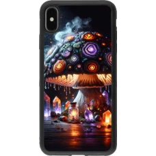 iPhone Xs Max Case Hülle - Silikon schwarz Halloween Zaubertrank Magie