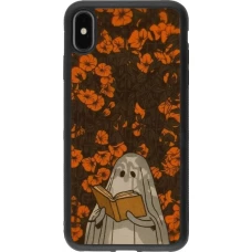 iPhone Xs Max Case Hülle - Silikon schwarz Halloween 2026 Ghost reading
