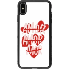 iPhone Xs Max Case Hülle - Silikon schwarz Saint Valentines Day 26 Amor