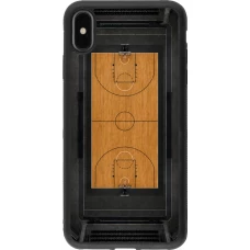 Coque iPhone Xs Max - Silicone rigide noir Sports 2026 Basketball