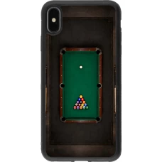 Coque iPhone Xs Max - Silicone rigide noir Sports 2026 Billard