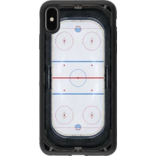 Coque iPhone Xs Max - Silicone rigide noir Sports 2026 Hockey