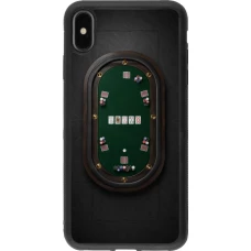 Coque iPhone Xs Max - Silicone rigide noir Sports 2026 Poker