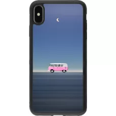 iPhone Xs Max Case Hülle - Silikon schwarz Spring 23 pink bus