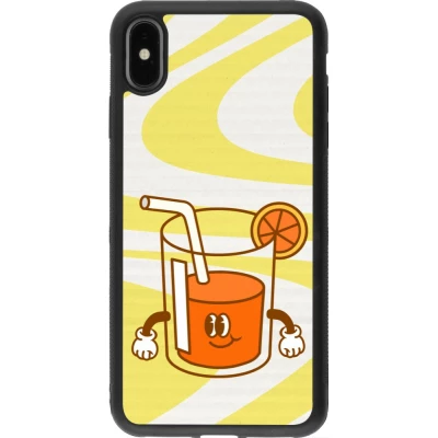 iPhone Xs Max Case Hülle - Silikon schwarz Summer drink 2026