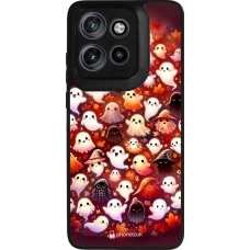Motorola Moto S50 Case Hülle - Silikon schwarz Gespenster Herbst niedlich