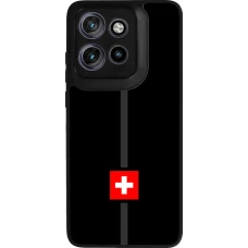 Coque Motorola Moto S50 - Silicone rigide noir Canton CH noir