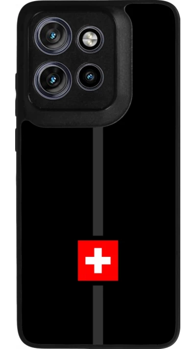 Motorola Moto S50 Case Hülle - Silikon schwarz Kanton CH schwarz