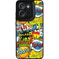 Coque Motorola Moto S50 - Silicone rigide noir Cartoons slogans