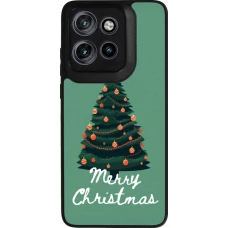 Motorola Moto S50 Case Hülle - Silikon schwarz Christmas 25 Xmas Tree