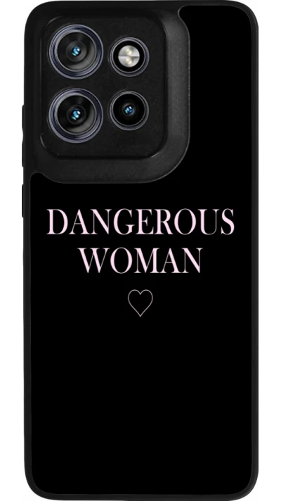 Coque Motorola Moto S50 - Silicone rigide noir Dangerous woman