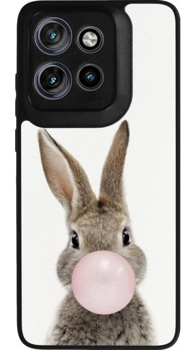 Coque Motorola Moto S50 - Silicone rigide noir Easter 2023 bubble gum bunny