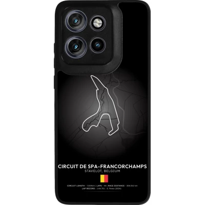 Coque Motorola Moto S50 - Silicone rigide noir F1 Track 2025 Belgium