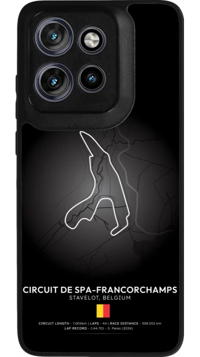 Coque Motorola Moto S50 - Silicone rigide noir F1 Track 2025 Belgium