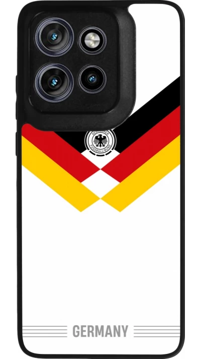 Motorola Moto S50 Case Hülle - Silikon schwarz Deutschland 2026 personalisierbares Fussballtrikot