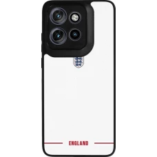 Motorola Moto S50 Case Hülle - Silikon schwarz England 2026 personalisierbares Fussballtrikot