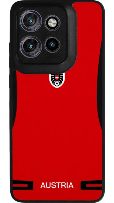 Motorola Moto S50 Case Hülle - Silikon schwarz O?sterreich 2026 personalisierbares Fussballtrikot