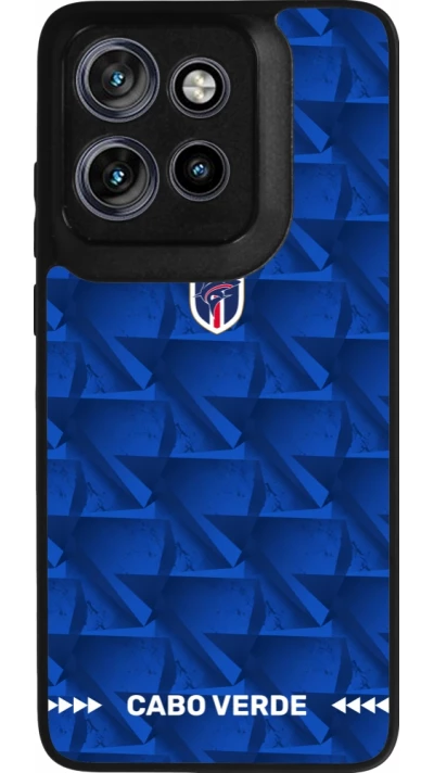 Motorola Moto S50 Case Hülle - Silikon schwarz Kap Verde 2026 personalisierbares Fussballtrikot
