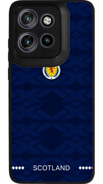 Motorola Moto S50 Case Hülle - Silikon schwarz Schottland 2026 personalisierbares Fussballtrikot