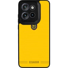 Motorola Moto S50 Case Hülle - Silikon schwarz Ecuador 2026 personalisierbares Fussballtrikot