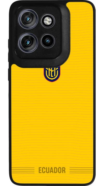 Motorola Moto S50 Case Hülle - Silikon schwarz Ecuador 2026 personalisierbares Fussballtrikot