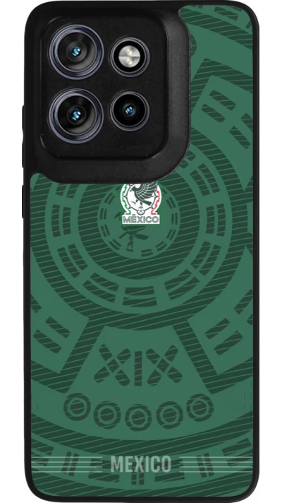 Motorola Moto S50 Case Hülle - Silikon schwarz Mexiko 2026 personalisierbares Fussballtrikot