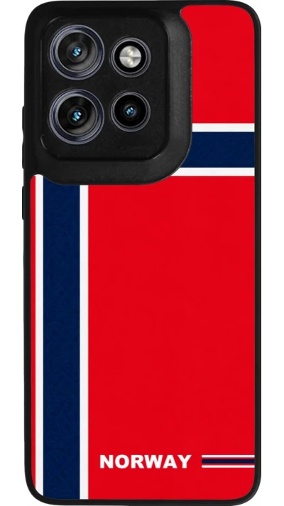 Motorola Moto S50 Case Hülle - Silikon schwarz Norwegen 2026 personalisierbares Fussballtrikot