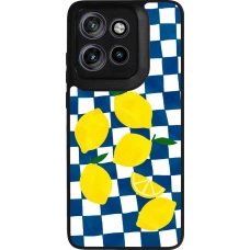 Coque Motorola Moto S50 - Silicone rigide noir Illustration lemons 2026