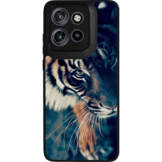 Coque Motorola Moto S50 - Silicone rigide noir Incredible Lion