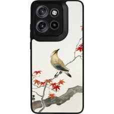 Motorola Moto S50 Case Hülle - Silikon schwarz Japanese Bird