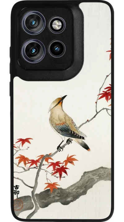 Coque Motorola Moto S50 - Silicone rigide noir Japanese Bird