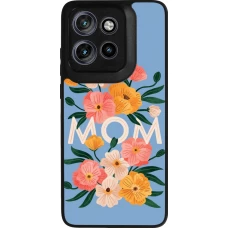 Motorola Moto S50 Case Hülle - Silikon schwarz Mom 2026 Flowers