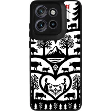 Coque Motorola Moto S50 - Silicone rigide noir Poya Suisse 2