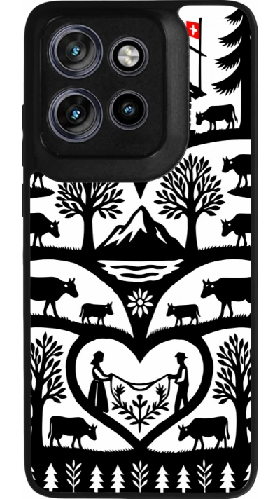 Coque Motorola Moto S50 - Silicone rigide noir Poya Suisse 2