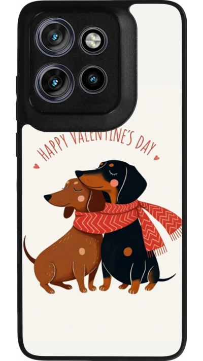 Motorola Moto S50 Case Hülle - Silikon schwarz Saint Valentines Day 26 Happy Valentine