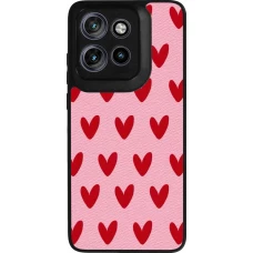 Coque Motorola Moto S50 - Silicone rigide noir Saint Valentines Day 26 Pattern heart