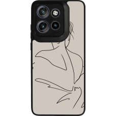 Motorola Moto S50 Case Hülle - Silikon schwarz Salnikova 05