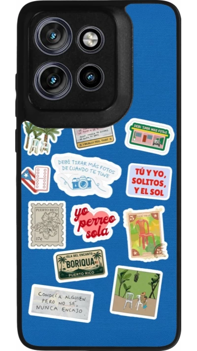 Coque Motorola Moto S50 - Silicone rigide noir Seals of the Dominican Republic DTMF