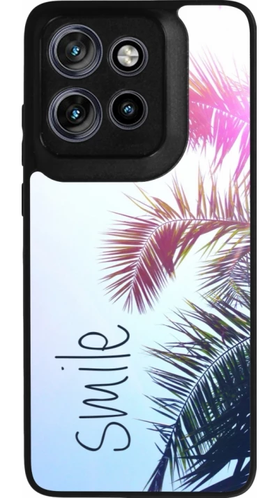 Coque Motorola Moto S50 - Silicone rigide noir Smile 05